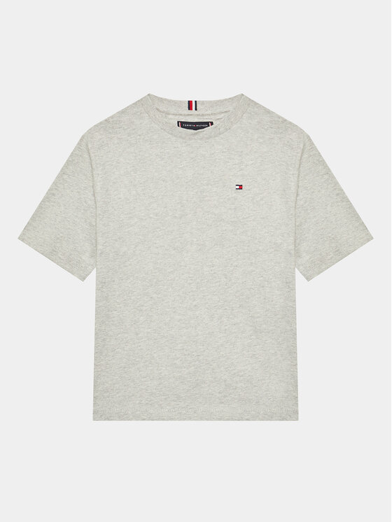 Tommy Hilfiger Tommy Hilfiger Marškinėliai KB0KB08218 D Pilka Regular Fit