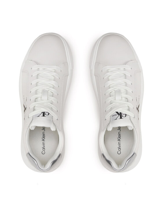 Calvin Klein Jeans Calvin Klein Jeans Tossud Chunky Cupsole Laceup Lth Ml Mtl YW0YW01476 Valge
