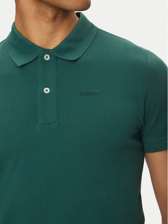 Geox Geox Polo M5511B T3240 F3221 Zielony Regular Fit