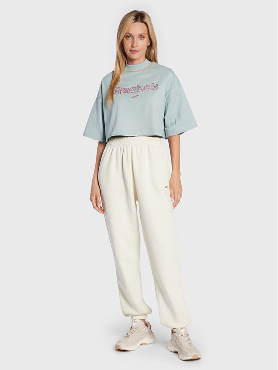 T-shirt Heritage Graphic HK4920 Blu Loose Fit