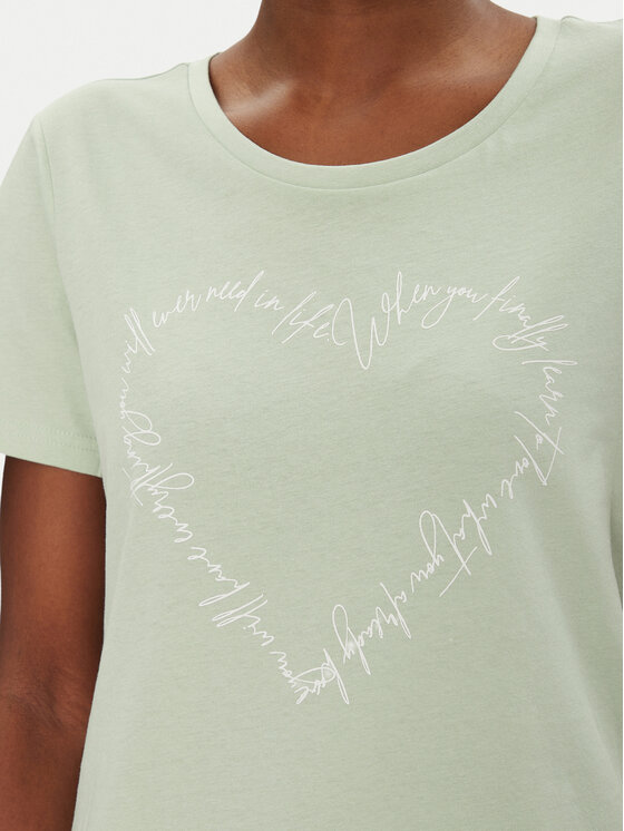 Fransa Fransa T-Shirt 20615482 Grün Regular Fit
