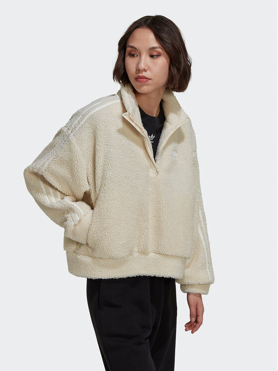 Adidas fleece half zip cheap