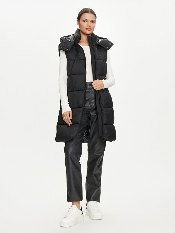Guess Guess Vestă Eleonora W4YL09 WGAE2 Negru Regular Fit