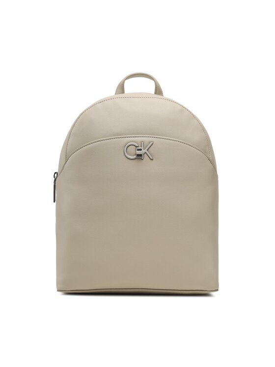 Calvin Klein Rucsac Re-Lock Domed Backpack K60K610772 Bej Backpack imagine noua