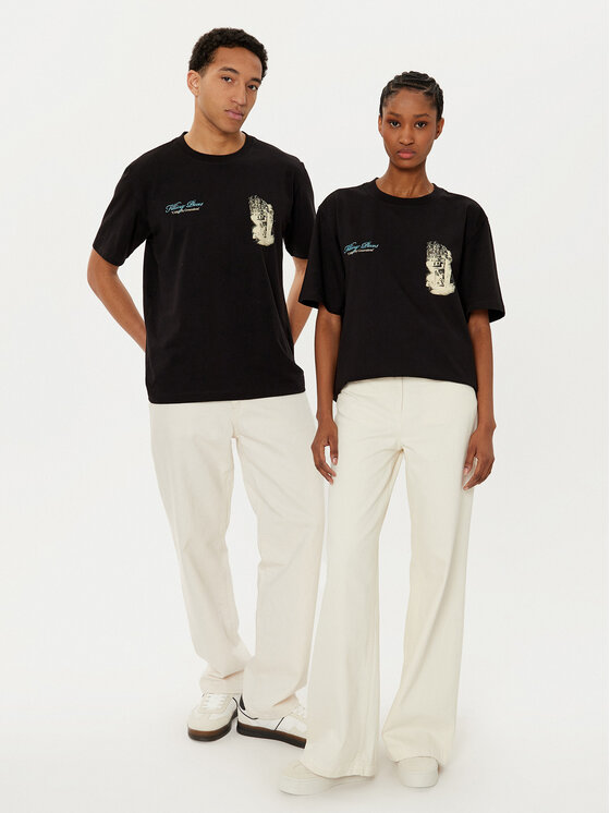 Filling Pieces Filling Pieces T-shirt Unisex Gardener 7449985 Crna Regular Fit