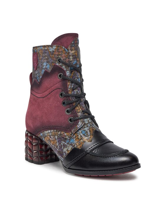 Maciejka Maciejka Schnürschuhe 06160-23/00-5 Dunkelrot