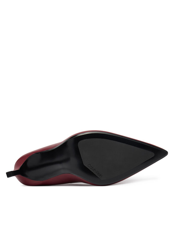Calvin Klein Calvin Klein Čevlji z visoko peto Ess Stiletto 90 HW0HW02608 Bordo rdeča