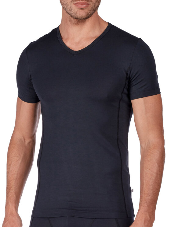 Huber Huber T-Shirt 112233 Czarny Slim Fit