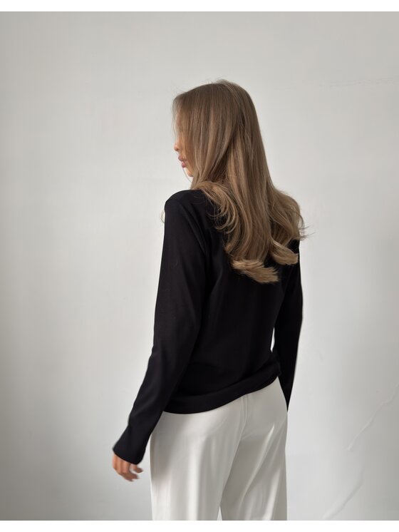Le Songe Le Songe Longsleeve ANGIE Czarny Oversize