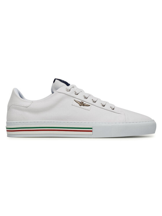 Aeronautica Militare Aeronautica Militare Sneakers aus Stoff Scarpa Tennis 211SC201CT2861 Weiß
