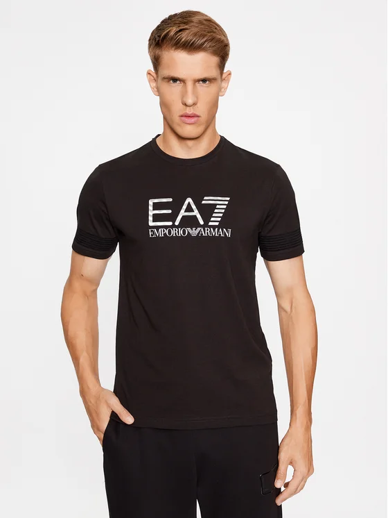 EA7 Emporio Armani T-Shirt 6RPT37 PJ3BZ 1200 Schwarz Regular Fit