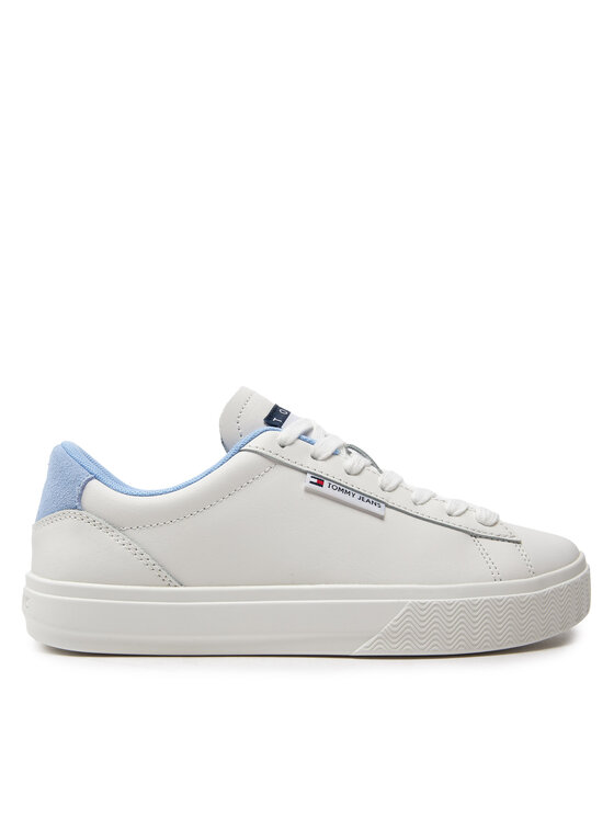 Tommy Jeans Tommy Jeans Sneakersy Tjw Cupsole Sneaker Ess EN0EN02508 Biela