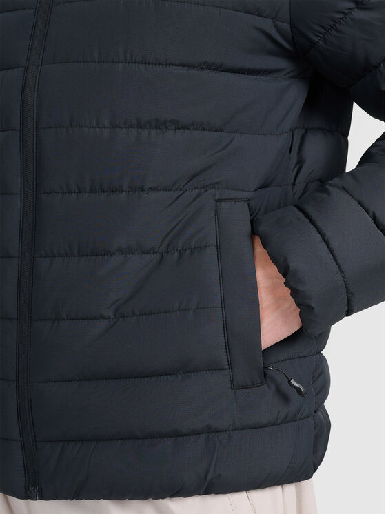 4F 4F Kurtka puchowa MIDSHOP TEXTILE Czarny Regular Fit