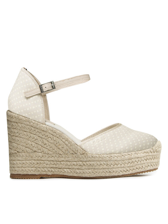 BOSS Espadrilky Madeira 50493132 Béžová