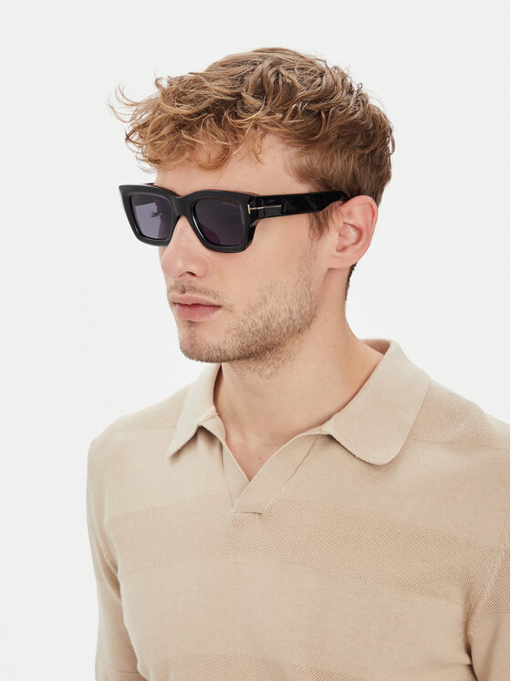 Tom Ford Tom Ford Okulary przeciwsłoneczne FT1154 01A Czarny