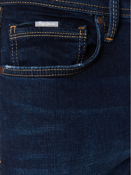 Pepe Jeans Pepe Jeans Jeansy Stanley PM206326 Niebieski Taper Fit