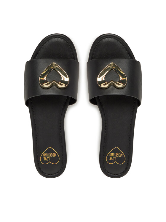 LOVE MOSCHINO LOVE MOSCHINO Klapki JA28161G0MIA0000 Czarny