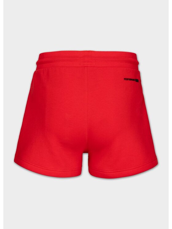 PITBULL PITBULL Szorty sportowe TAPE EXPLORY Czerwony Regular Fit