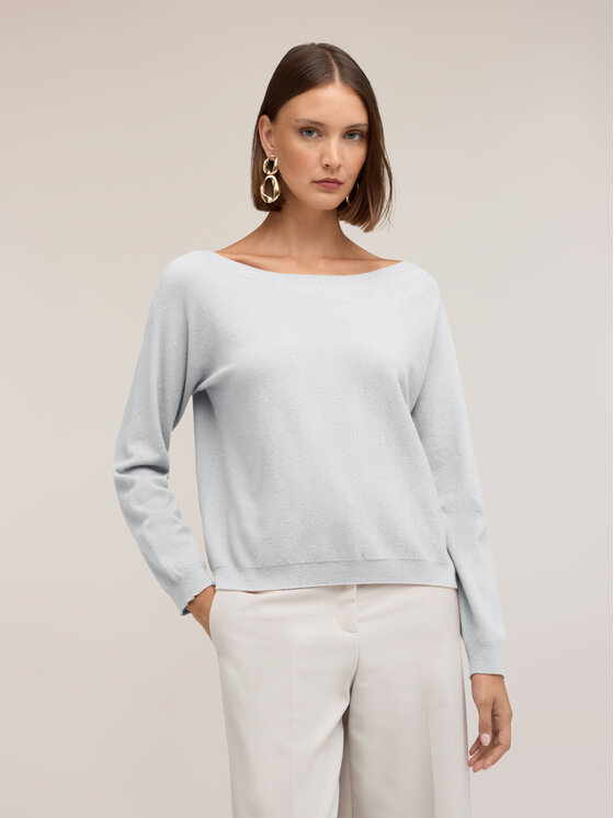 Motivi Motivi Maglione M359E002417N003 Grigio Boxy Fit