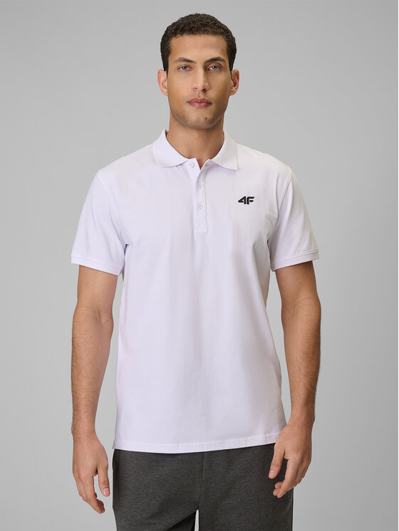 4F 4F Polo NOS Biały Regular Fit