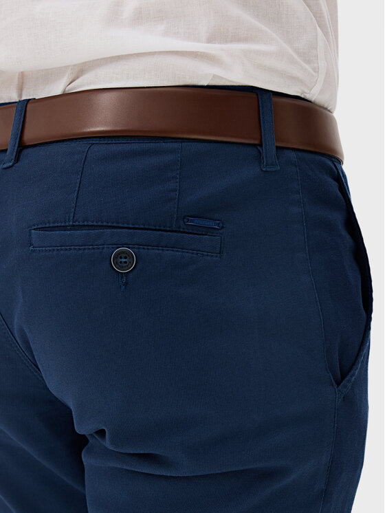 Evenemen Evenemen Chinosy Lukas Niebieski Slim Fit