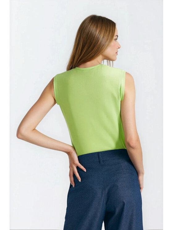 NIFE NIFE Halenka B209 Zelená Regular Fit