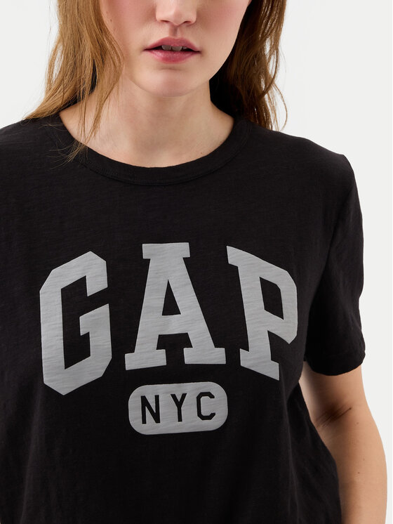 Gap Gap T-shirt 871344-05 Crna Regular Fit