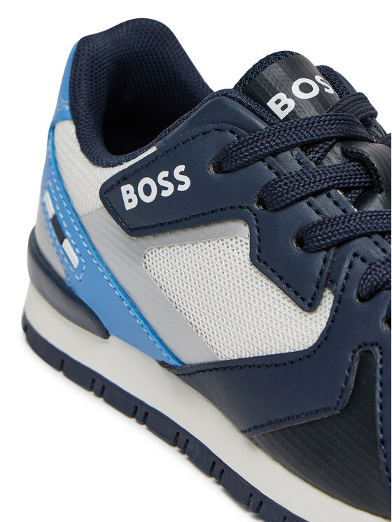 BOSS BOSS Sneakersy J51646 M Granatowy