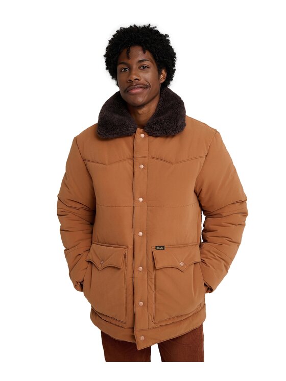 Wrangler Wrangler Kurtka zimowa 112378521 Brązowy Comfort Fit
