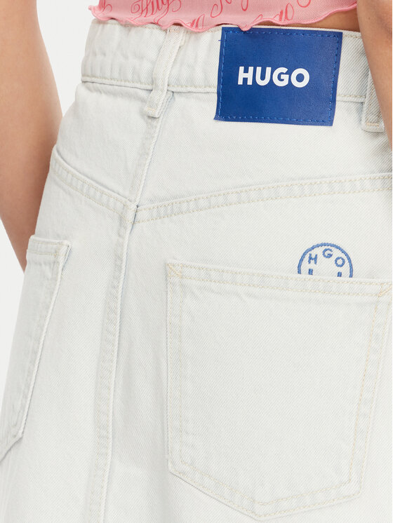HUGO HUGO Fustă de blugi Galita 50534746 Albastru Regular Fit