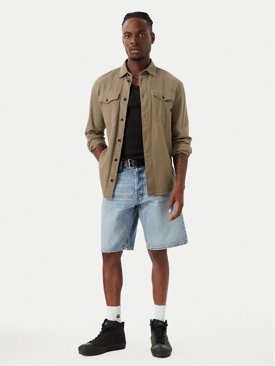 G-Star Raw G-Star Raw Džínsové šortky Dakota D24411-D788 Modrá Regular Fit