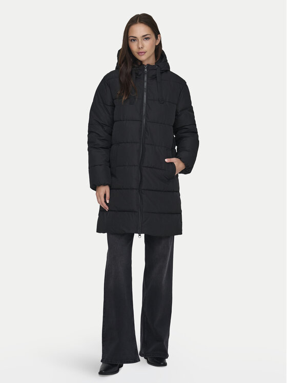 ONLY ONLY Ziemas jaka Clair 15323232 Melns Regular Fit