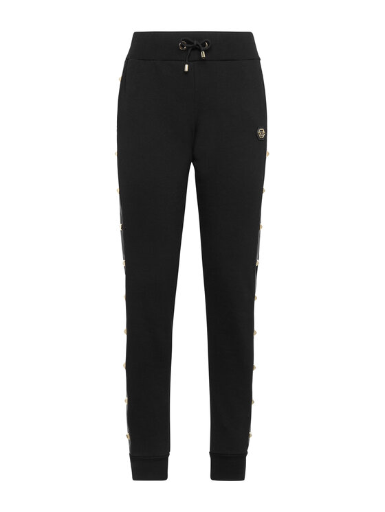 PHILIPP PLEIN PHILIPP PLEIN Spodnie dresowe 4499 Czarny Jogger Fit