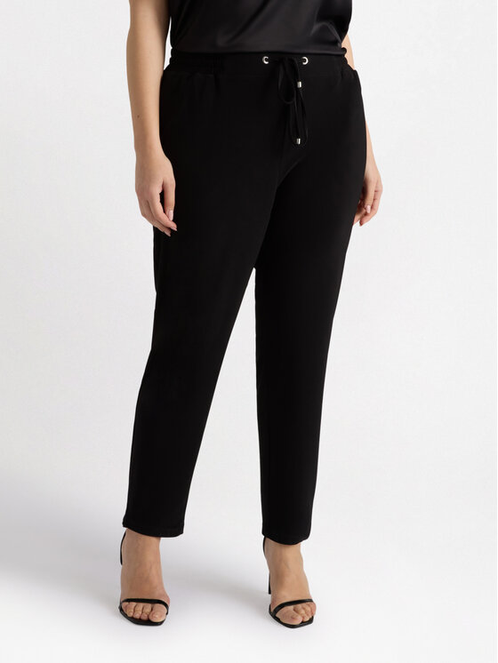 Fiorella Rubino Fiorella Rubino Pantaloni di tessuto P807L002091N033 Nero Regular Fit
