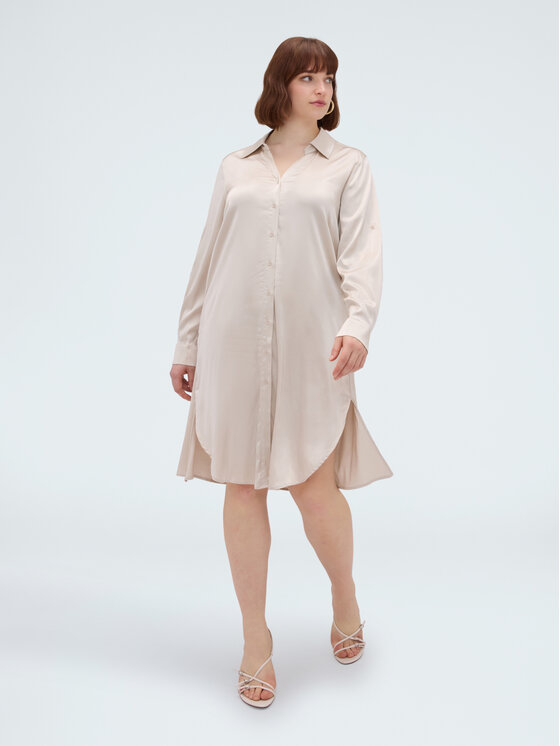 Fiorella Rubino Fiorella Rubino Abito da sera 7038T001804N002 Crema Regular Fit