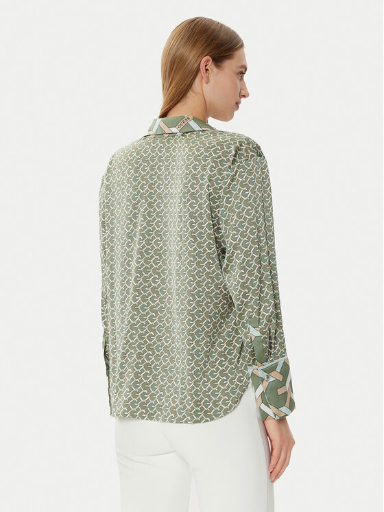 Guess Guess Särk W4YH47 WF1T2 Roheline Regular Fit