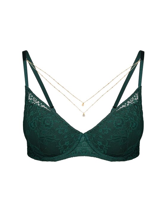 Esotiq Esotiq Biustonosz push-up 43572 Zielony