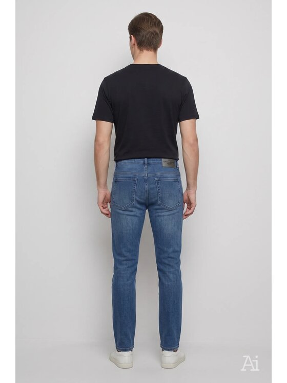 Cross Jeans Cross Jeans Jeansy C 132-212 Niebieski Straight Leg
