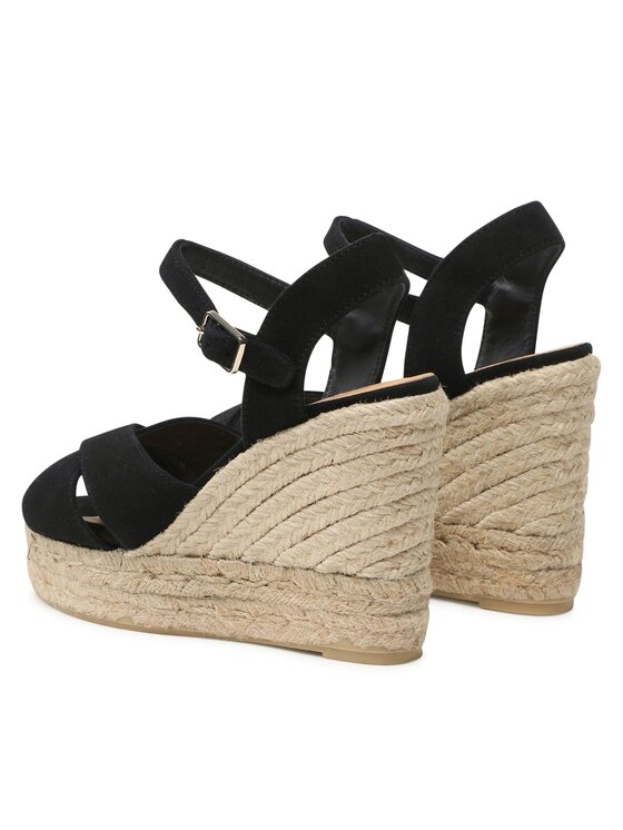 Castañer Castañer Espadryle Blaudell/8ed/007 021746-100 Czarny