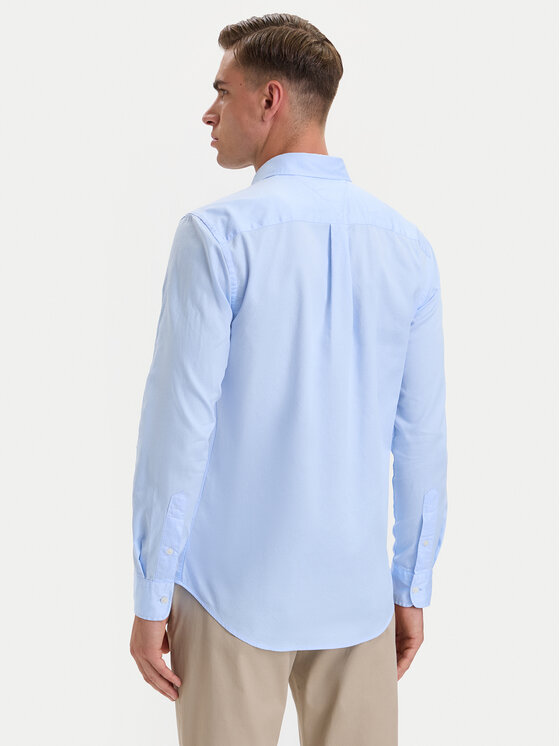 Tommy Hilfiger Tommy Hilfiger Marškiniai Flex Dobby MW0MW44570 Šviesiai mėlyna Slim Fit
