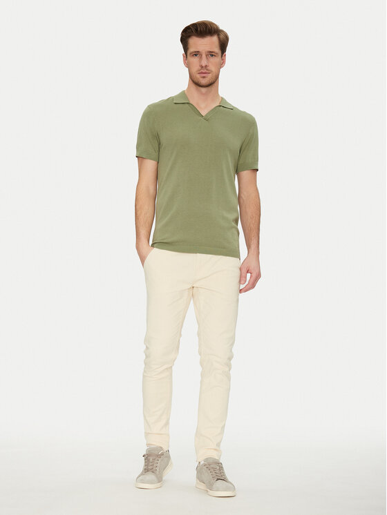 Blend Blend Polo 20718362 Zielony Regular Fit