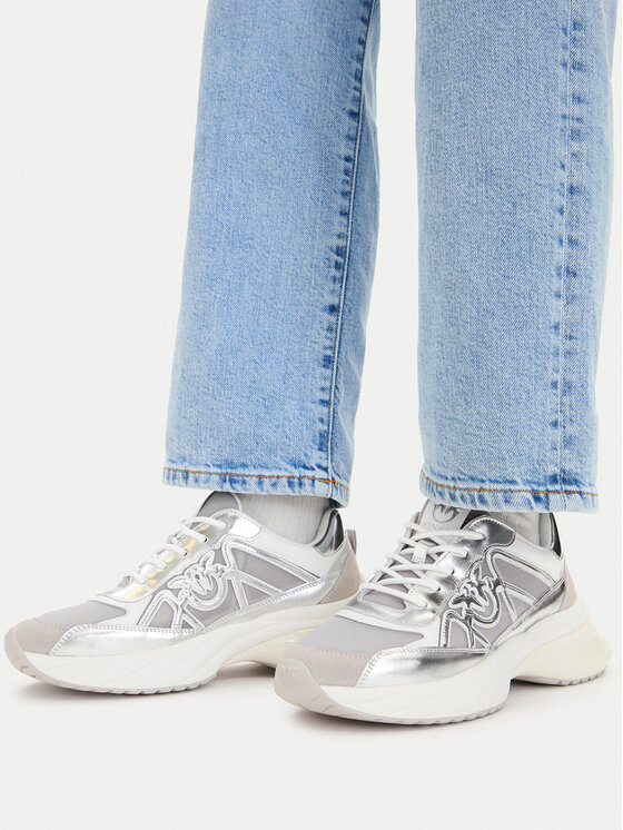 PINKO PINKO Sneakers Ariel 33 SS0135 P141 Argintiu