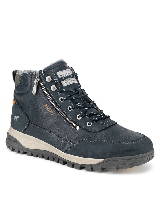 Mustang Mustang Schnürschuhe 4202-601 Dunkelblau