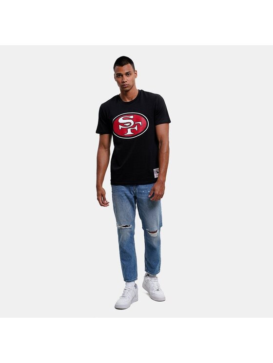 Mitchell & Ness Mitchell & Ness Tričko NFL TEAM LOGO TEE SAN FRANCISCO 49ERSS Čierna Regular Fit