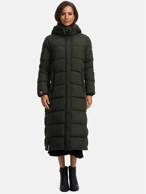 Navahoo Navahoo Kurtka zimowa Isalie Zielony Regular Fit