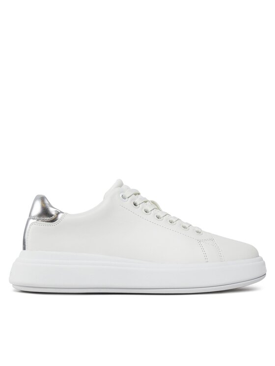 Sneakers Calvin Klein Raised Cupsole Lace Up Lth Bt HW0HW02005 Alb