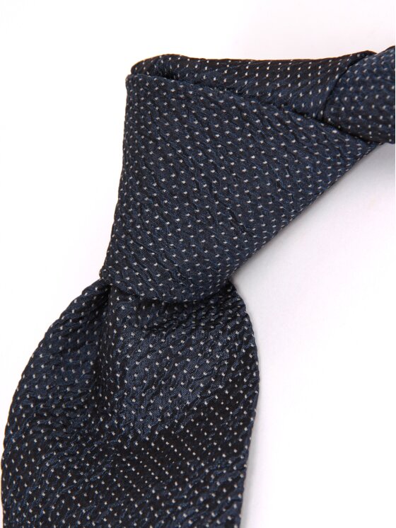 ELSNER ELSNER Cravatta JEDWAB ŻAKARD A1046 Blu scuro