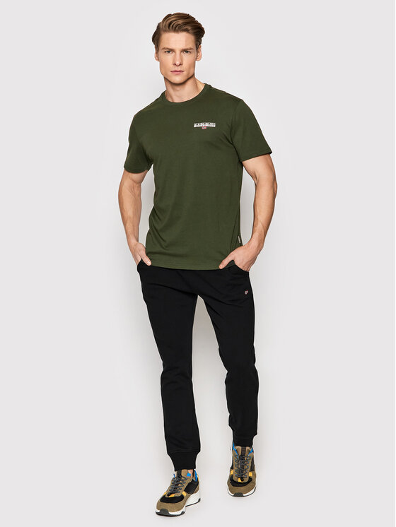 Napapijri Napapijri Donji dio trenerke Malis NP0A4GBK Crna Regular Fit