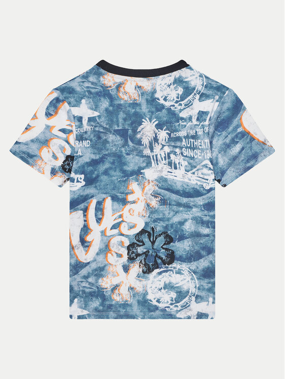 Guess Guess Tricou L5GI21 K8HM4 Albastru Regular Fit