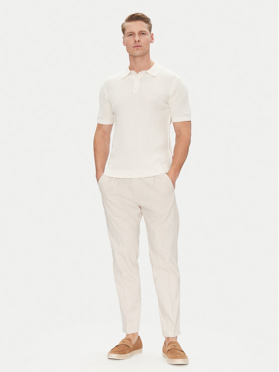 JOOP! Jeans JOOP! Jeans Polokošeľa 15 JJK-08Vicono 30045448 Béžová Modern Fit